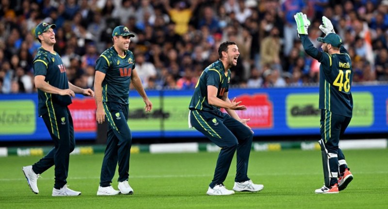 Hazlewood shines as Australia beat India to level T20 series
