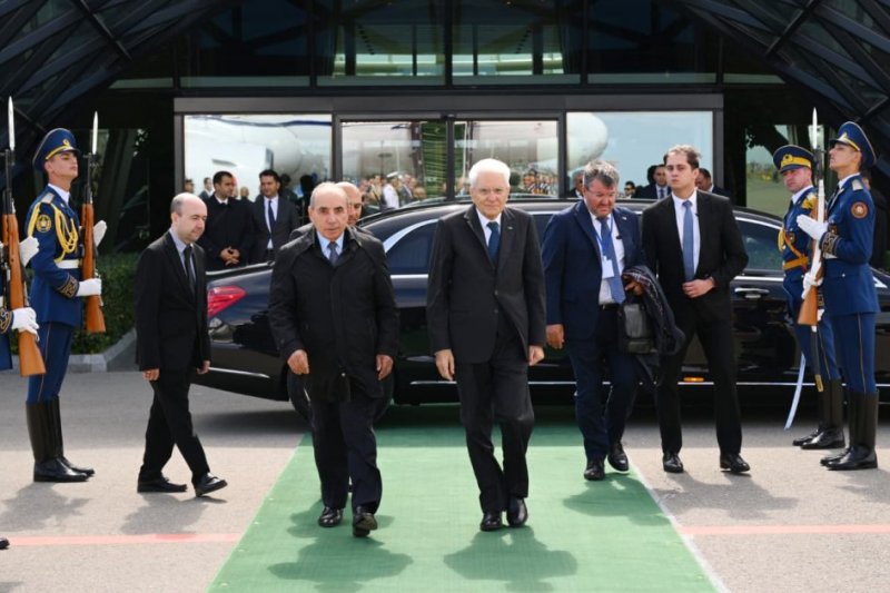 Italy’s President Mattarella wraps up Azerbaijan visit