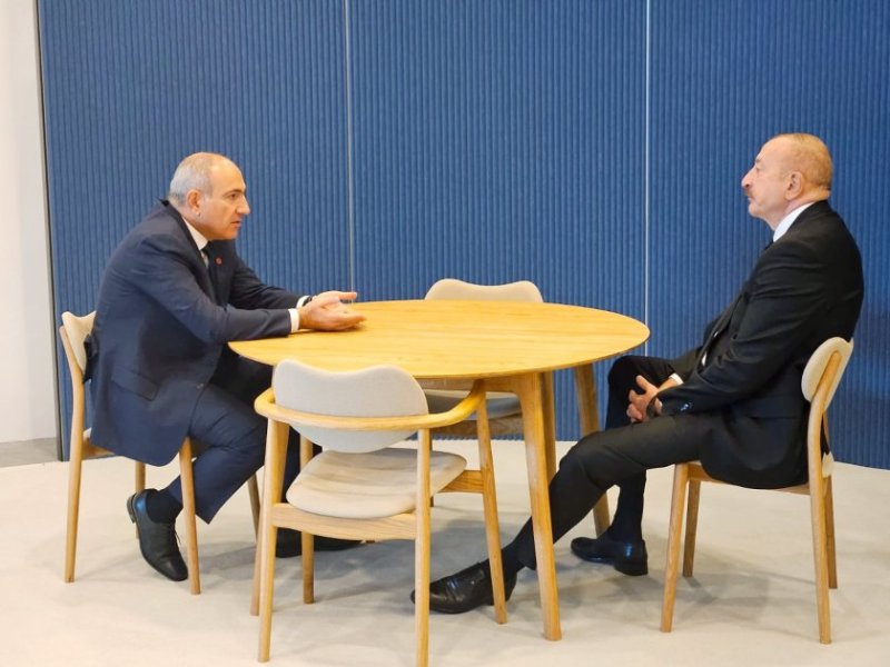 President Aliyev meets with Armenian PM Pashinyan in Copenhagen