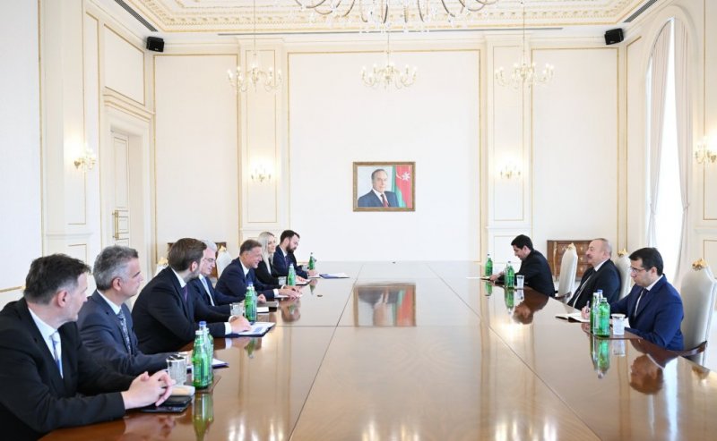 President Aliyev hails strong ties with Croatia