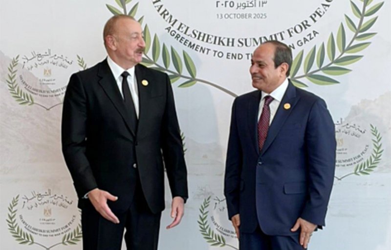 President Aliyev attends Middle East Peace Summit in Egypt