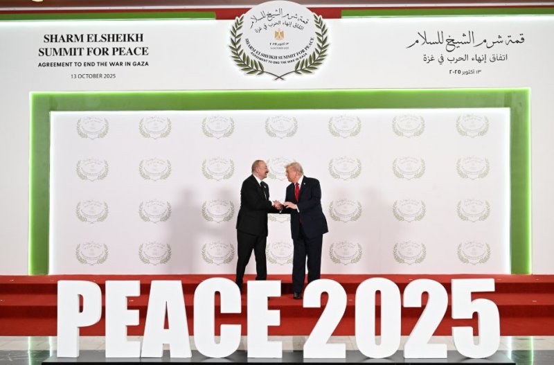 Video released of President Aliyev’s visit to Middle East Peace Summit in Egypt