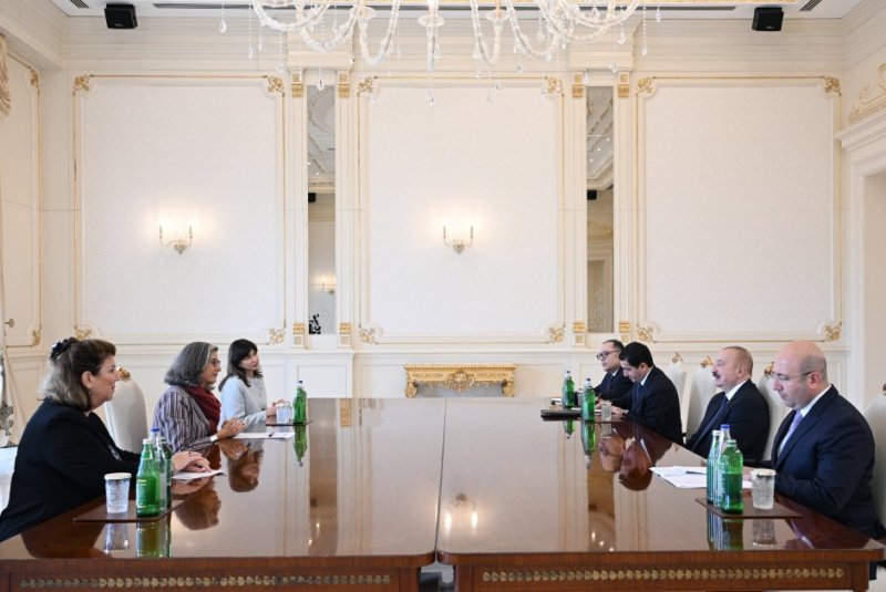 President Aliyev meets UN-Habitat chief to discuss urban development cooperation