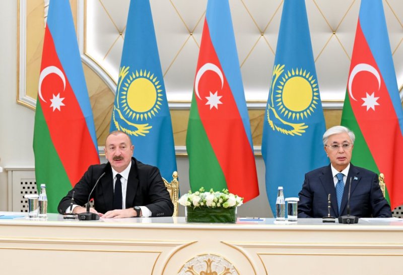 Azerbaijan's president announces lifting of all transit restrictions on goods to Armenia