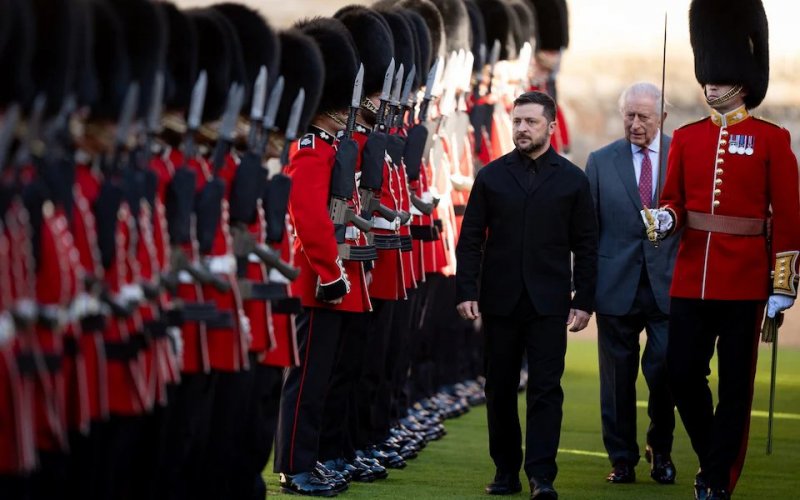 King Charles hosts Zelensky ahead of London summit on Ukraine