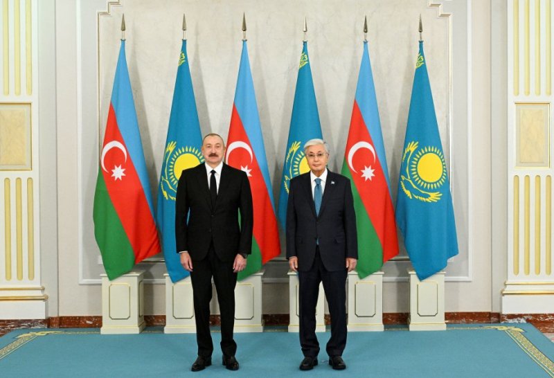 President Aliyev congratulates Tokayev on Republic Day, hails strategic partnership