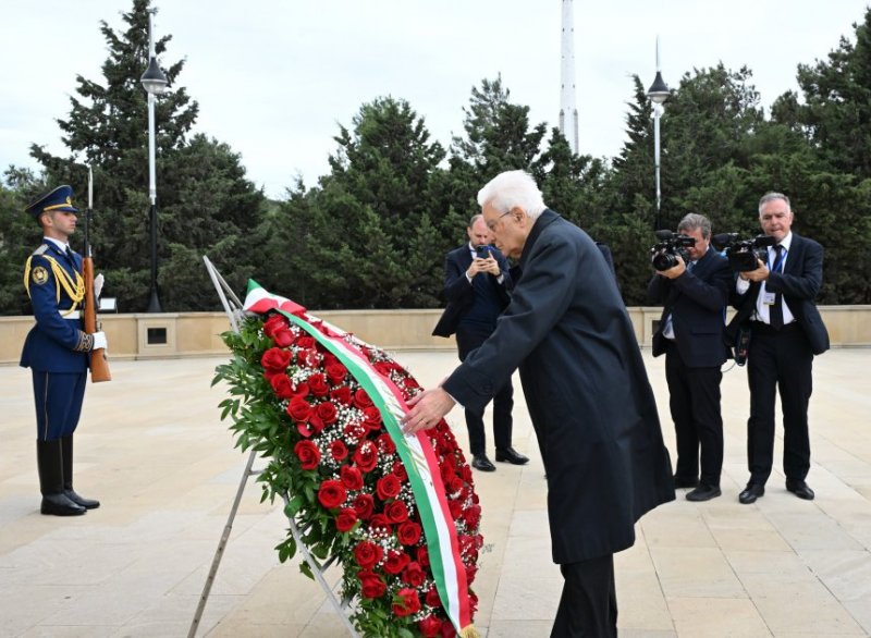 News about - Italy’s president honors Azerbaijani martyrs in Baku