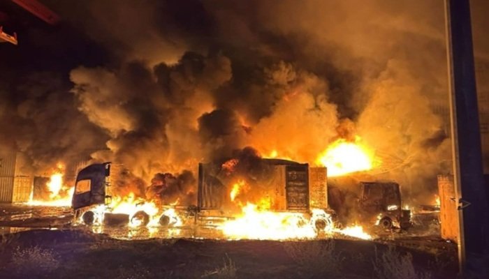 Russian drones hit Ukraine's Odesa; at least 5 injured -  VIDEO 