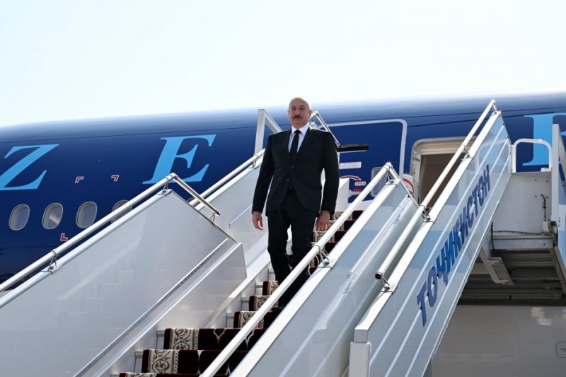 News about - Azerbaijani president arrives in Dushanbe for CIS summit