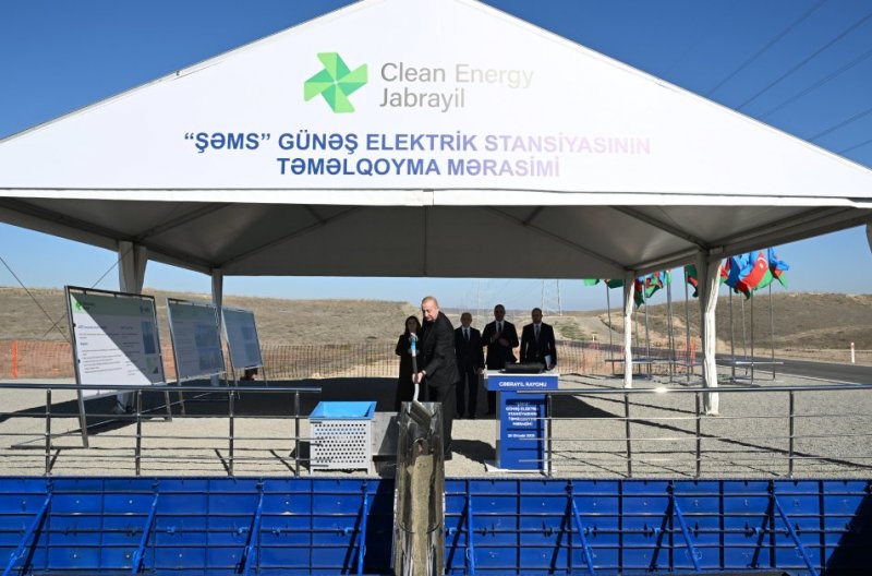 News about - President Aliyev lays foundation for Jabrayil solar plants