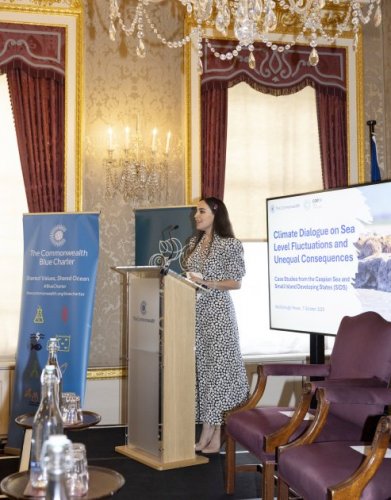 News about - Heydar Aliyev Foundation VP Leyla Aliyeva highlights Caspian Sea protection at London climate event