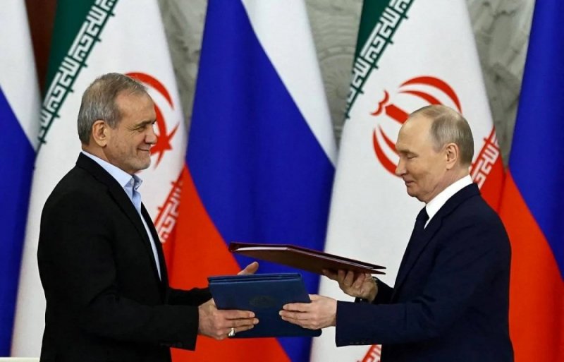 Iran praises initiation of its strategic partnership agreement with Russia