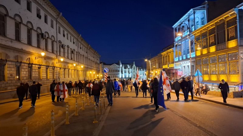 News about - Protests in Tbilisi end in clashes - PHOTO / VIDEO