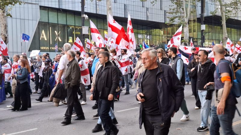 News about - Protests in Tbilisi end in clashes - PHOTO / VIDEO