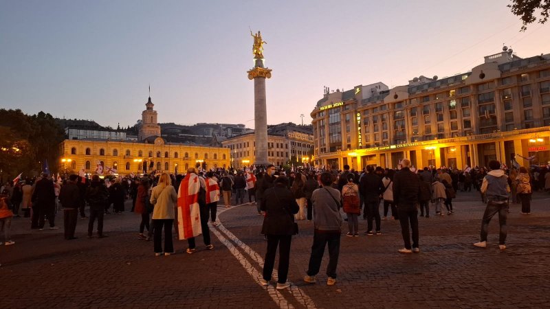 News about - Protests in Tbilisi end in clashes - PHOTO / VIDEO