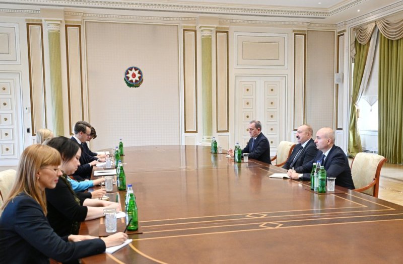 President Aliyev, OSCE chair hold talks on peace, regional issues in Baku