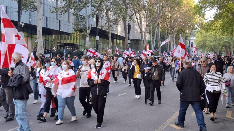 News about - Protests in Tbilisi end in clashes - PHOTO / VIDEO