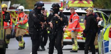 At least two killed in stabbing and car ramming attack near Manchester synagogue