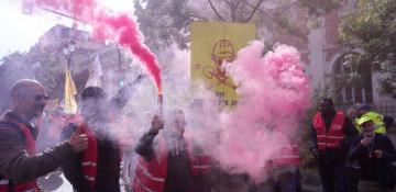 Protests erupt in 200 French towns and cities over spending cuts