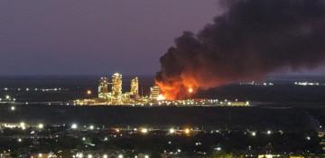 Fire erupts at chemical maker Dow's Texas plant -  VIDEO 