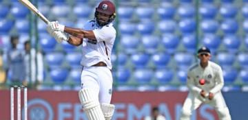 Campbell scores first Test century as West Indies resist India