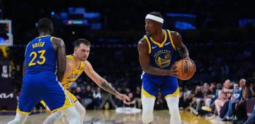 Warriors open season with win over Lakers as LeBron sits out