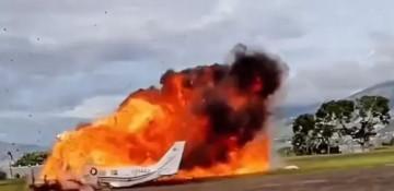 Two killed after small plane crashes in Venezuela -  VIDEO 