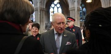 King Charles heckled over Prince Andrew during Cathedral visit