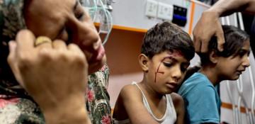 Israeli air strike hits residential area in Gaza city, dozens killed 