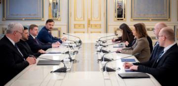 Zelenskyy and Fajon discuss the PURL program