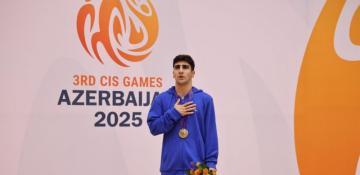 Azerbaijani gymnast claims gold medal at 3rd CIS Games