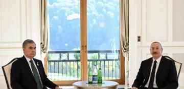 Azerbaijani, Turkmen leaders discuss deepening bilateral cooperation in Gabala 