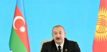 President Aliyev: Azerbaijan key bridge in East-West and North-South corridors 