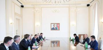 President Aliyev hails strong ties with Croatia