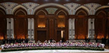 Azerbaijan's president attends official banquet for CIS leaders in Dushanbe