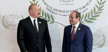 President Aliyev attends Middle East Peace Summit in Egypt