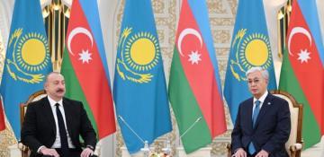 President Aliyev: Azerbaijan, Kazakhstan focused on strengthening interaction across all areas