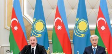 Azerbaijan's president announces lifting of all transit restrictions on goods to Armenia