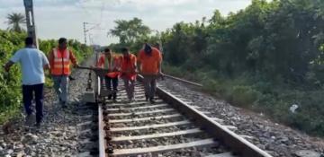 Blast damages railway track in India's Assam, disrupting train services