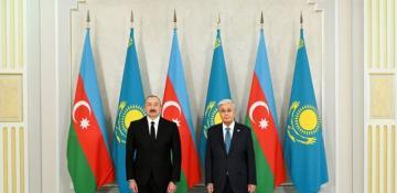 President Aliyev congratulates Tokayev on Republic Day, hails strategic partnership