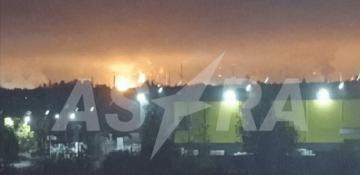 Drone strike hits major Russian oil refinery near St. Petersburg -  VIDEO 