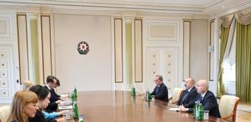 President Aliyev, OSCE chair hold talks on peace, regional issues in Baku