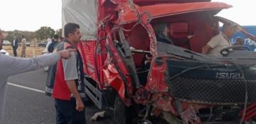 Fifteen injured in truck-pickup collision in southeastern Türkiye
