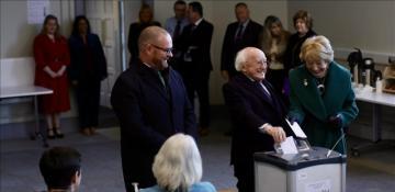 Voting concludes in Ireland's presidential election
