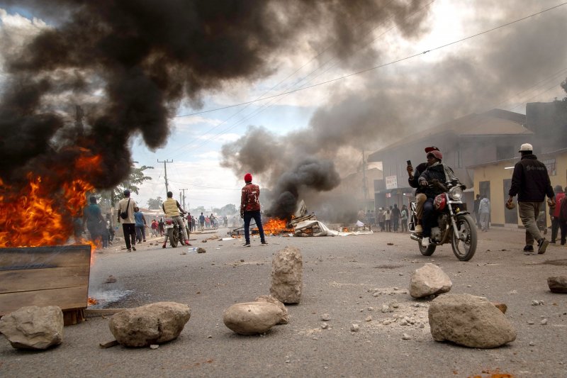 Tanzania's president blames foreigners for election protests