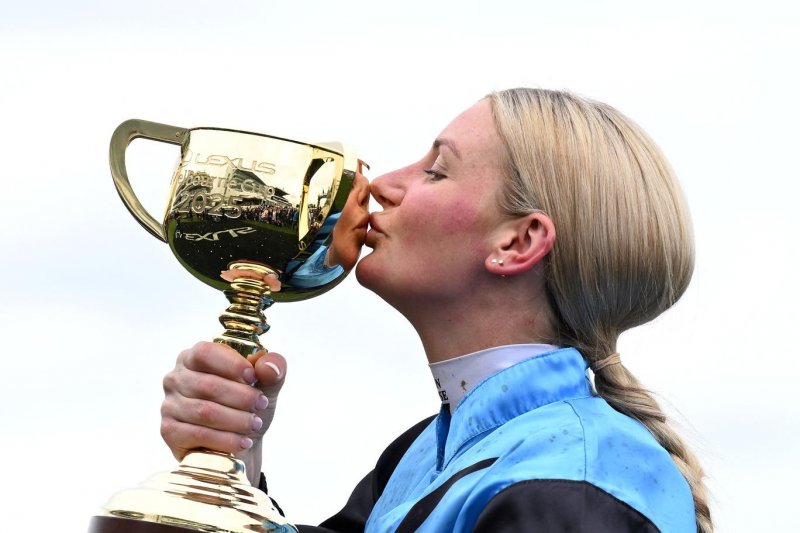 Jamie Melham makes history as second female Melbourne Cup winner