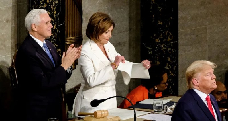 Trump says he's glad to see Nancy Pelosi step down