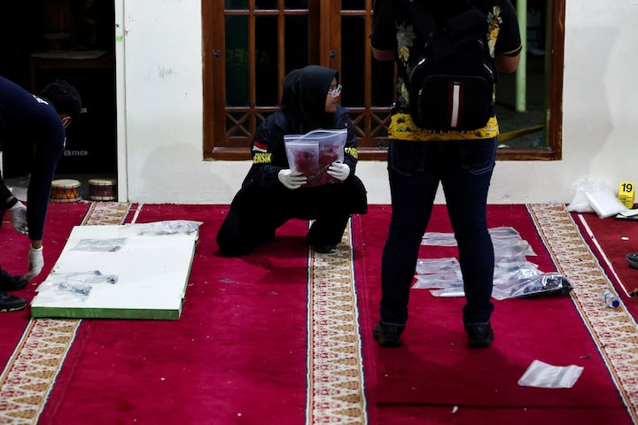 Possible explosive powder found after Jakarta Mosque blasts