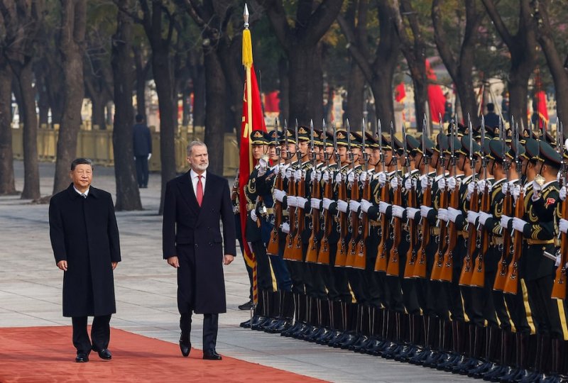 China’s Xi meets Spain’s King Felipe VI in first royal visit in 18 years 