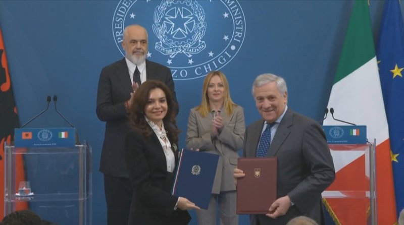 Albania and Italy sign agreements on defense, energy, and migration